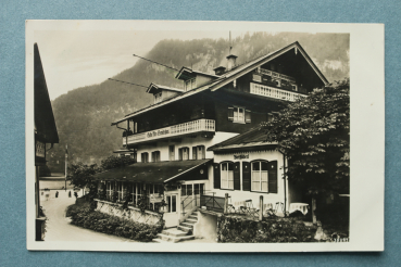 AK Königsee / 1920-1940 / alpenhotel Altes Seewirtshaus / Bierstüberl / Strassenansicht